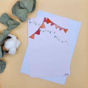 Carte Postale Aquarelle Anniversaire
