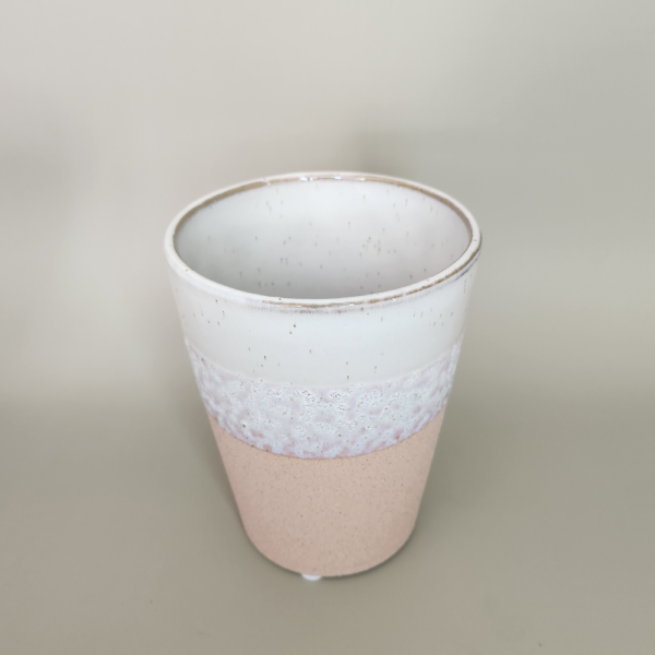 Pot céramique vert rose