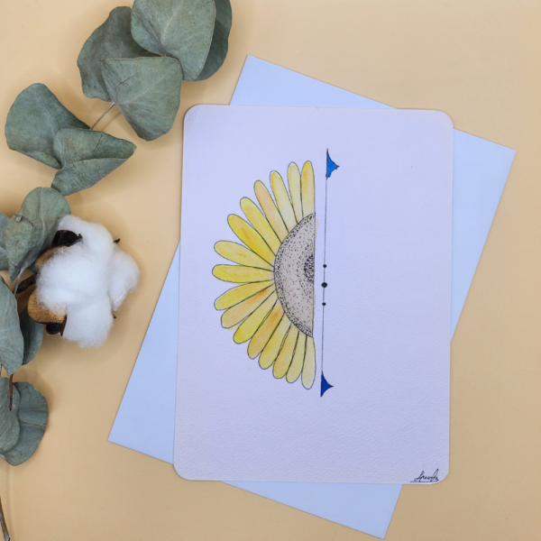 Carte Postale Aquarelle Florale
