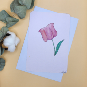 Carte Postale Aquarelle Florale
