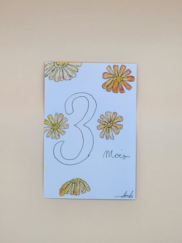 Carte Postale Aquarelle Kit Naissance – Image 4