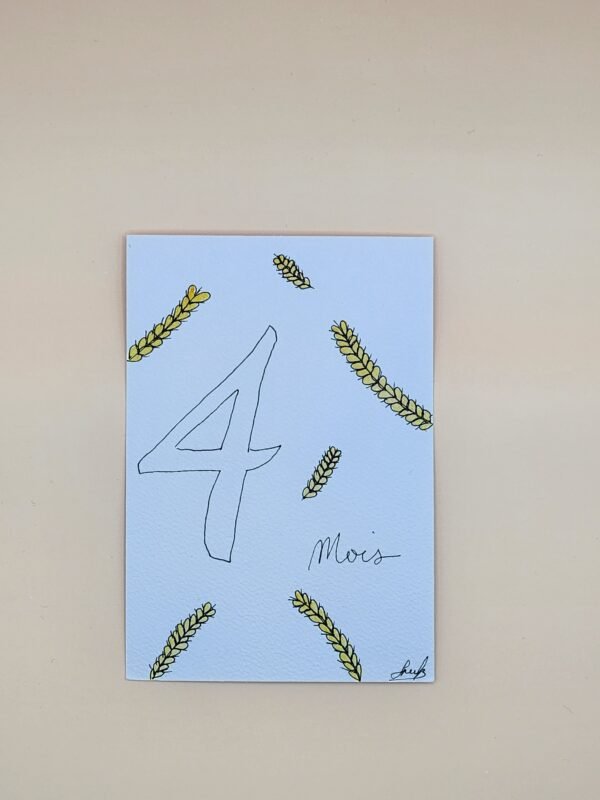 Carte Postale Aquarelle Kit Naissance – Image 5