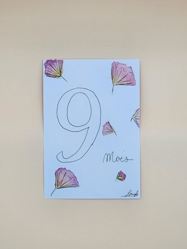 Carte Postale Aquarelle Kit Naissance – Image 10