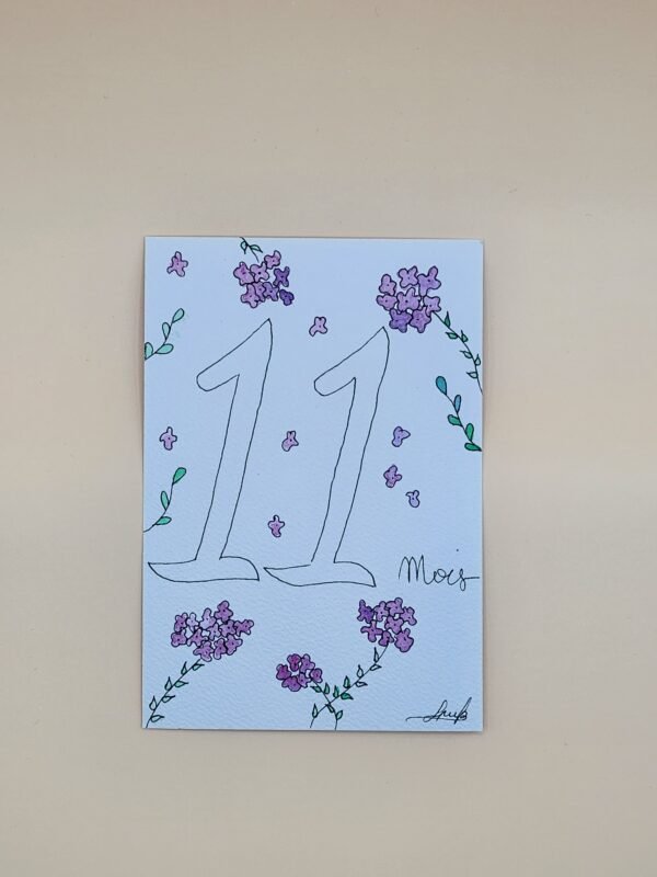 Carte Postale Aquarelle Kit Naissance – Image 12