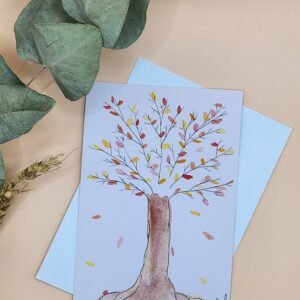 Carte Postale Aquarelle Florale