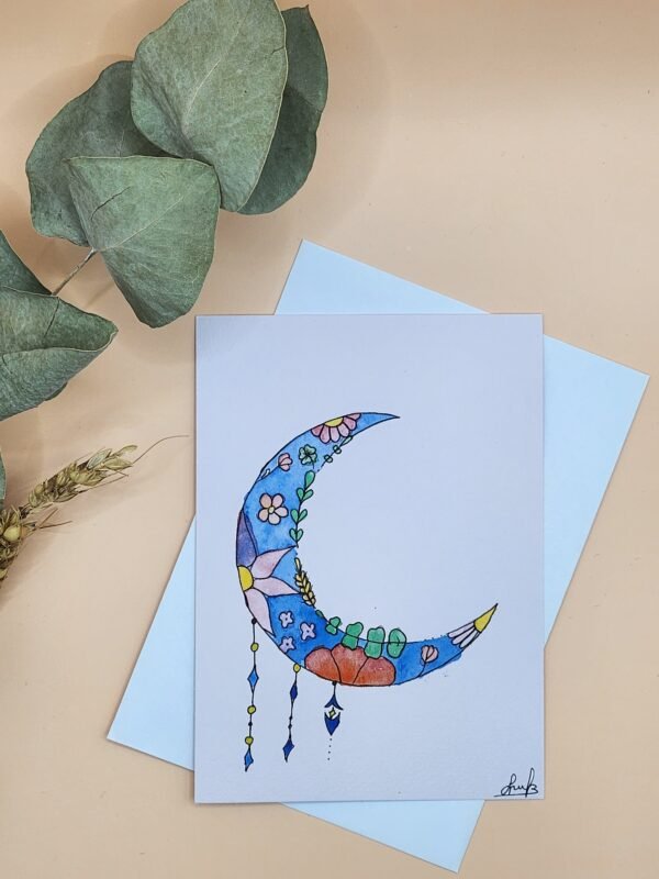 Carte Postale Aquarelle Florale