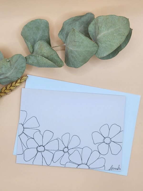 Carte Postale Aquarelle Florale