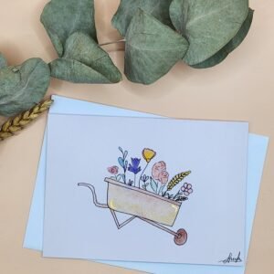 Carte Postale Aquarelle Florale