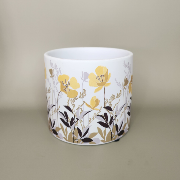 pot céramique florale