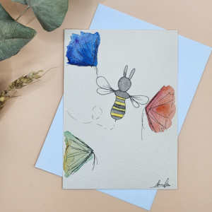 Carte Postale Aquarelle Florale