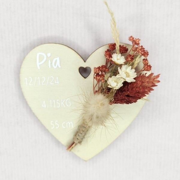 Magnet cœur Faire part de Naissance – Image 8