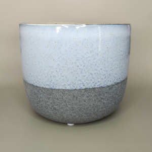 pot céramique gris