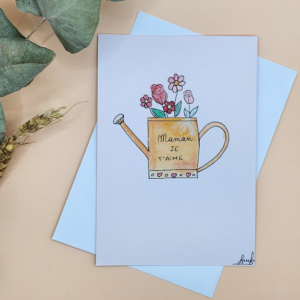 Carte Postale Aquarelle Florale