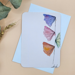 Carte Postale Aquarelle Florale