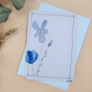 Carte Postale Aquarelle Florale