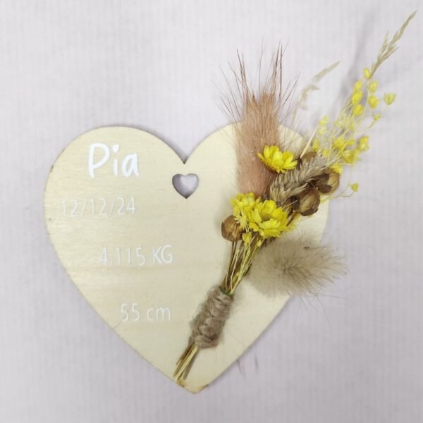 Magnet cœur Faire part de Naissance – Image 4