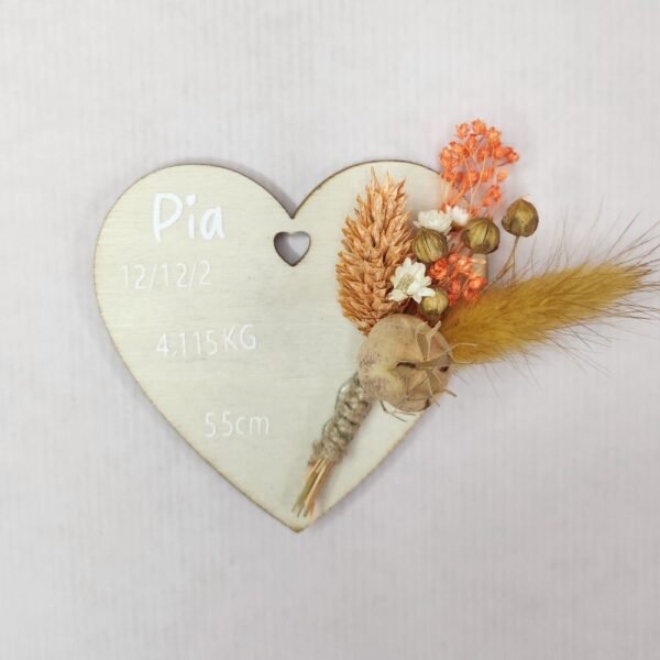 Magnet cœur Faire part de Naissance – Image 3