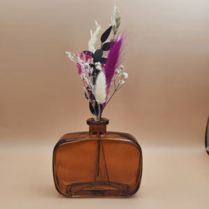 Soliflore terracotta et ses fleurs séchées