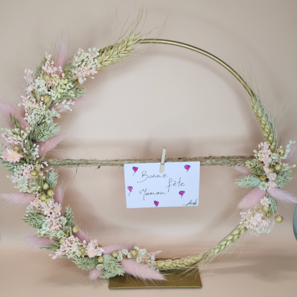 Arceaux fleurs séchées