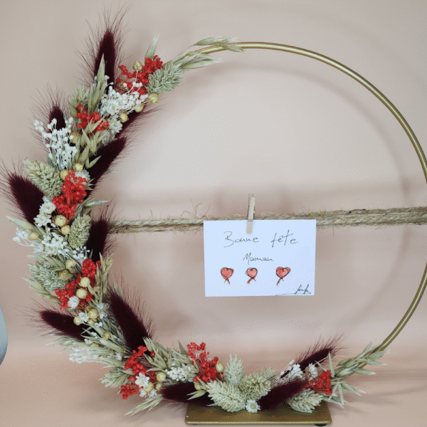 Arceau fleurs séchées
