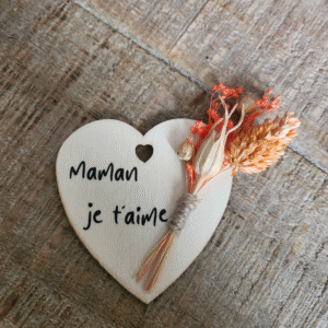 Magnets coeur maman