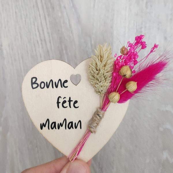 Magnet cœur Maman – Image 3